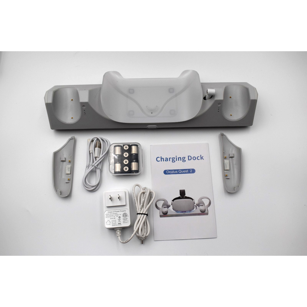 Bioherm Magnetic Dock Oculus Quest 2 VR Headset and Controller Charging Station